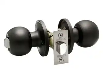 Easy Cerradura pomo dormitorio/baño bola negro arnik oferta
