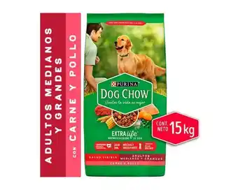 Easy Alimento perro 15 kg raza mediana grande dog chow oferta