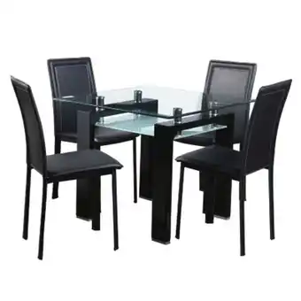 Falabella Juego de comedor 4 sillas prisma oferta