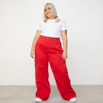 Falabella Jeans wide leg tiro alto mujer oferta