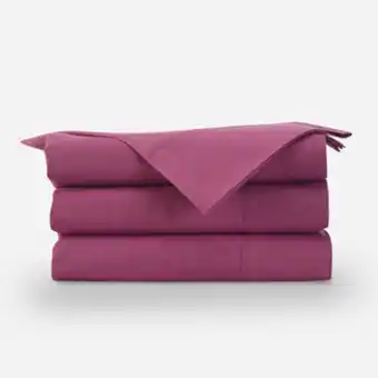 CIC Sábanas king 180 hilos aw21 redviolet oferta
