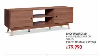 Easy Rack tv atacama natural m+design oferta