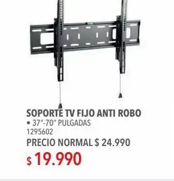 Easy Soporte tv fijo 37-70'' sopantf0220 negro nex oferta