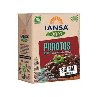 Supermercado El Trébol Porotos negros iansa agro listos para servir 390 gr oferta