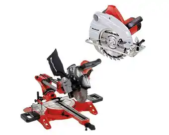 Easy Ingleteadora 2350w tc-sm 2534/1 dual + sierra circular 1400w tc-cs 1400 einhell oferta