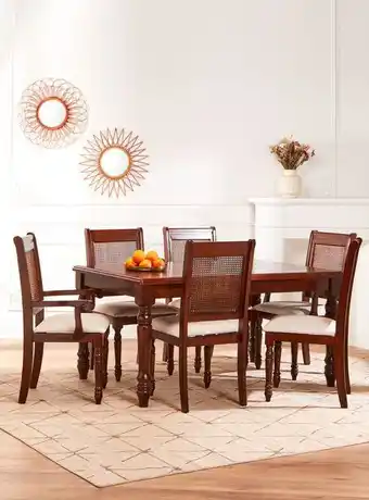 Paris Juego de comedor extensible hanga roa + 6 sillas sarah miller oferta