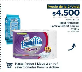 FarmaTodo Papel Higienico Familia Expert paq x 4 Rollos oferta