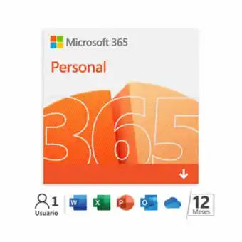 Alkosto Pin microsoft office 365 personal para 1 usuario / 12 meses oferta