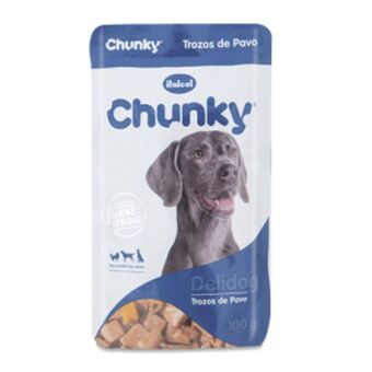 Makro Pouche chunky delidog pavo 100g oferta