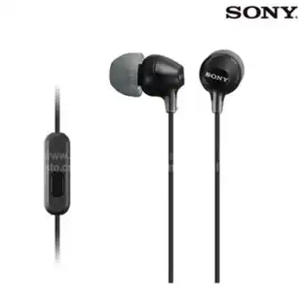 Alkosto Audífonos sony alámbricos in ear manos libres mdr-ex15ap negro oferta
