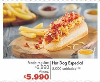 Metro Hot dog especial oferta