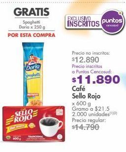 Metro Café sello rojo x 600 g oferta