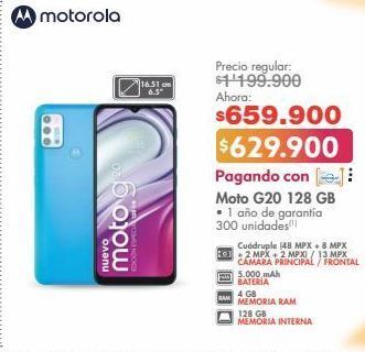 Metro Moto g20 128 gb oferta
