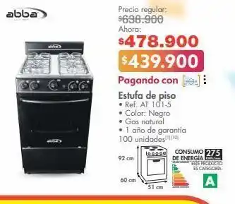 Metro Estufa de piso • ref. at 101-5 oferta