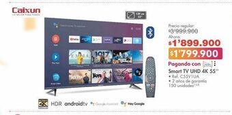 Metro Smart tv uhd 4k 55'' oferta