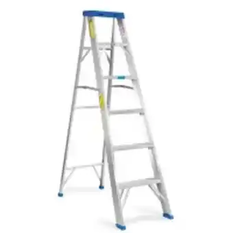Easy Escalera de aluminio en tijera tipo 3 6 pasos fanes oferta