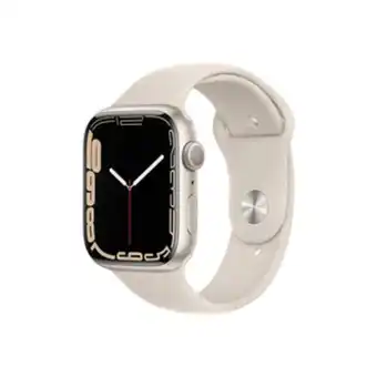 Alkosto Apple watch series 7 de 45 mm caja de aluminio en blanco estelar, correa deportiva blanco estelar oferta
