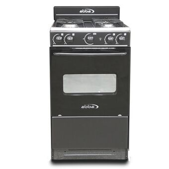Makro Estufa abba con horno negra oferta