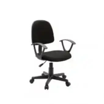 Easy Silla de cómputo a gas con brazo negro oferta