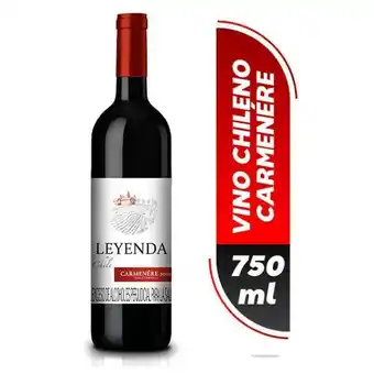 Carulla Vino tinto carmenere leyenda 750 ml oferta