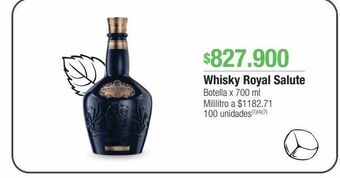 Jumbo Whisky royal salute x 700ml oferta