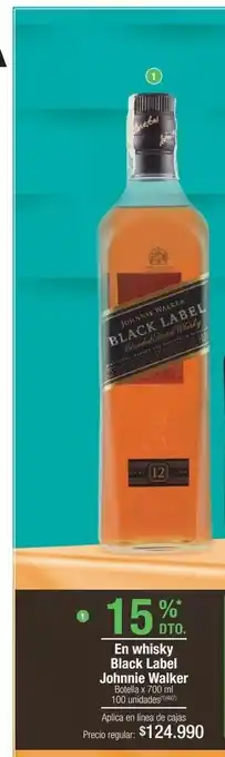 Jumbo Whisky blue label johnnie walker oferta