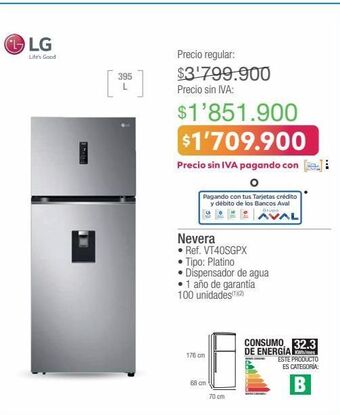 Jumbo Nevera lg oferta