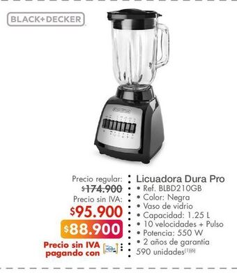 Metro Licuadora dura pro oferta