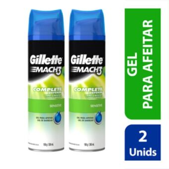 Makro Gel para afeitar gillette sentive 198gx2u oferta