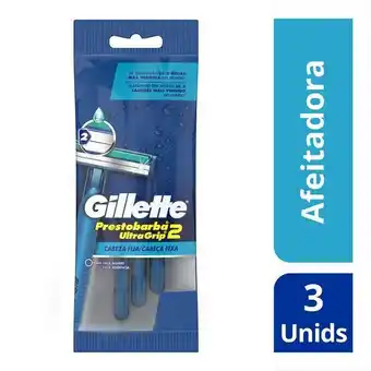 Makro Maquina de afeitar gillette prestobarba ulrta grip fija hombre 3u oferta
