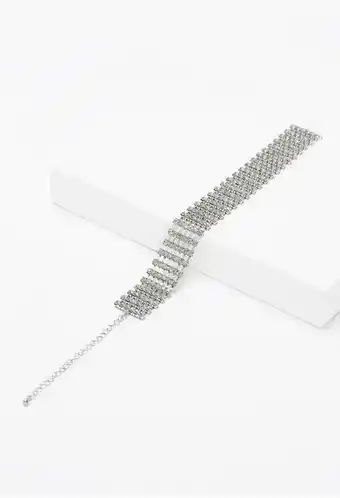 Collar gargantilla piedras brillantes