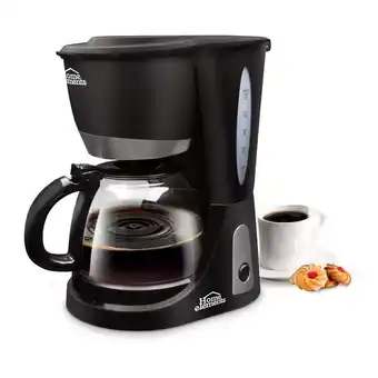 Makro Cafetera electrica home elements 12tazas negra oferta