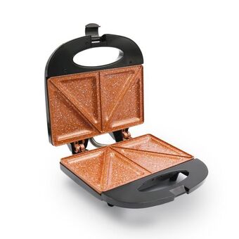Makro Sanduchera home elements negra plato cobre oferta