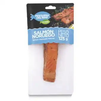 Makro Salmon ahumado natural pesquera del mar 125g oferta