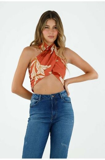 Camisa roja para mujer