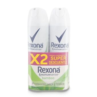 Makro Desodorante aero rexona bamboo 150mlx2u oferta