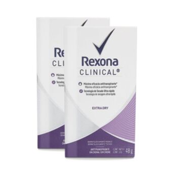 Makro Desodorante crema rexona clinical extra dry 48gx2u oferta