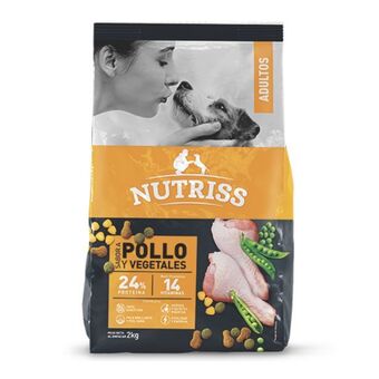Nutriss adultos pollo y vegetales 2kg