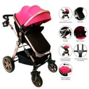 Falabella Coche compacto alizze cs pnk happy baby oferta