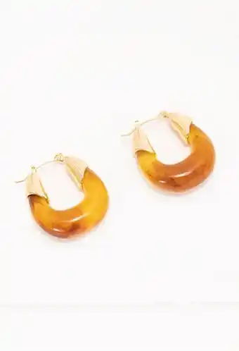 ELA Aretes en forma u y acrílico oferta