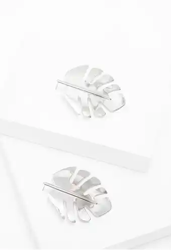 Bisuteria aretes hoja monstera