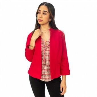 Blazer rojo para mujer
