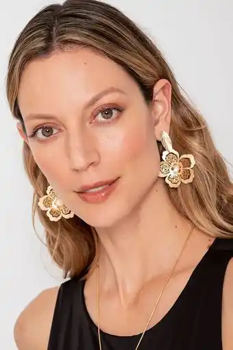 Spirito Aretes flor 3d oferta