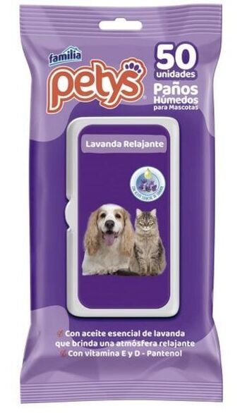 Makro Pañitos humedos lavanda relajante petys 50 unidades oferta