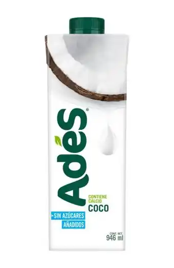 Merqueo Bebida ades semilla sabor coco sin azúcar tp 946ml oferta