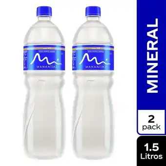 Éxito Duo pack agua manantial 3000 ml oferta