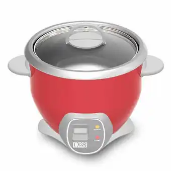 Electrobello Olla arrocera dkasa de 1 libra roja oferta