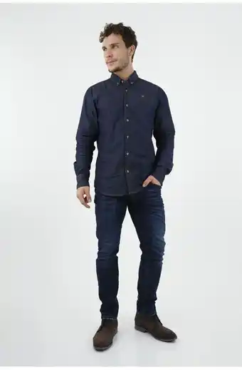Tennis Camisa manga larga café para hombre oferta