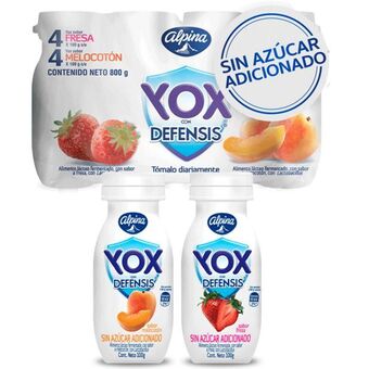 Merqueo Yox multisabor sin azúcar alpina 8 und oferta