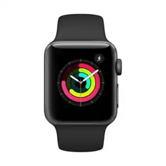 Alkosto Apple watch series 3 de 38 mm aluminio gris espacial correa deportiva negra oferta
